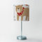 Happy Linen Company Abat-jour cylindrique pour lampe de table Motif animaux de la forêt Taupe 18 cm x 21 cm