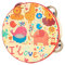 Toyvian Cartoon Hand Drum Für Mädchen Beidseitige Trommel Leuchtende Farben Musikalisches Spielzeug Kreativität Und Musikalität Geeignet Für Kleinkinder Und Vorschulkinder