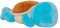 Pokémon PKW4320-45cm Schlafendes Plüsch - Schiggy, offizielles Pokémon Plüsch