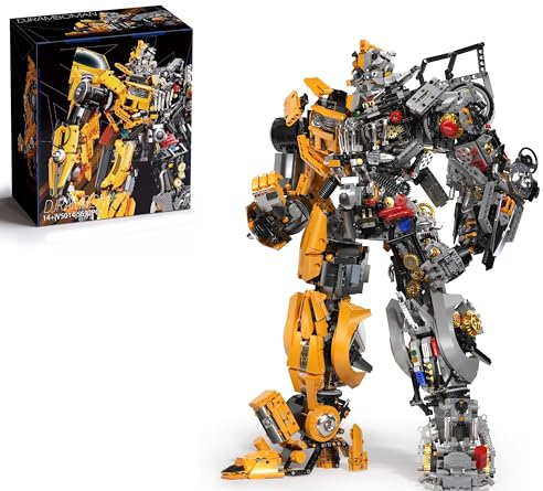 Auforua Technik Bumblebee Modellbausatz, 5692 Teile Klemmbausteine Bumblebee Groß MOC Set, Bumblebee Bauteine Bausatz