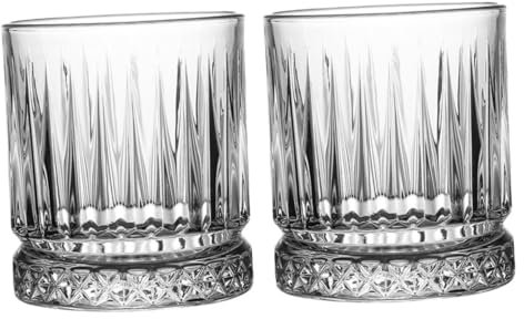 BEBEMOKO 2piezas Vasos De Licor De Vidrio Transparente De Copas Para Whisky y Cocteles Diseño Elegante y Práctico Para Fiestas y Eventos