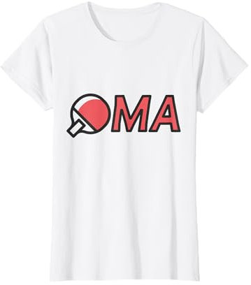 Oma Tischtennis Outfit - Zum Tischtennis Spielen Großmutter T-Shirt