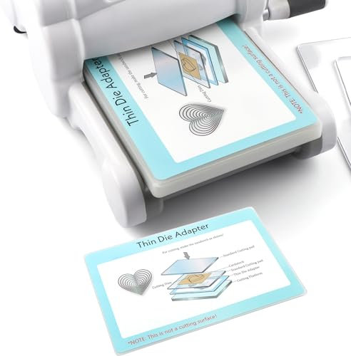 2 Stück 22,9 x 15,2 cm Standard-Adapter-Pad für Sizzix Big Shot Maschine, dünner Stanz-Adapter für Stanzmaschine, Schneidpads, Unterlegscheibe, um ein Sandwich für die meisten Thinlits hauchdünnen
