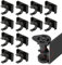 DAAIZIII 12 Stück Küchen Sockelleisten Clips, Küchen Sockelhalterungen, Kunststoff, Schwarz, 27 mm, Set von Clips, Sockelleistenhalterung, Küchenmöbel