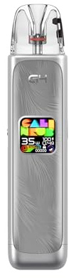 Uwell Caliburn G4 Twilight Silver | Pod Kit – Vape/E-Zigarette im Pod-System mit 1300mAh Akku & 3 ml Tank – Mesh-Coil, Zugautomatik USB-C Schnellladeanschluss, MTL/RDL – kompakt & leistungsstark