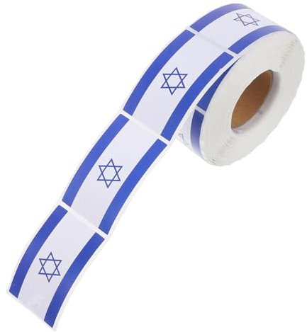 PartyKindom Israelische Flaggen Aufkleber Selbstklebend Scrapbook Sticker Journal Und Koffer Dekoration Vielseitige Wasserflaschen Und Laptop Deko