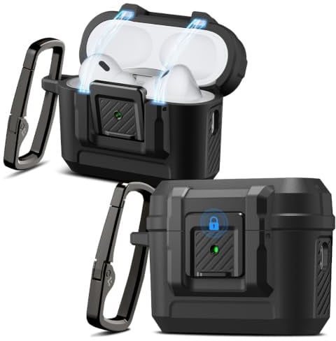 Spigen Lock Fit Case Compatible with AirPods Pro 3 (2025) - Matte Black