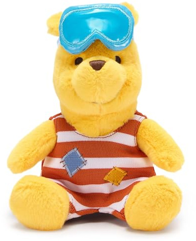 Disney Store Official - Winnie Puuh im Badeanzug - Kleines Kuscheltier - Saisonales Plüsch-Spielzeug - 19 cm