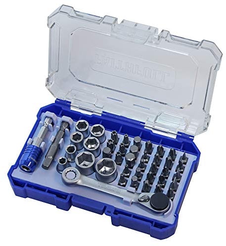 Faithfull FAISBSET42 Screwdriver Bit and Socket Set - 42 Piece