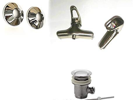 Duschearmatur + Waschtisch Armatur Einhandmischer edelstahl