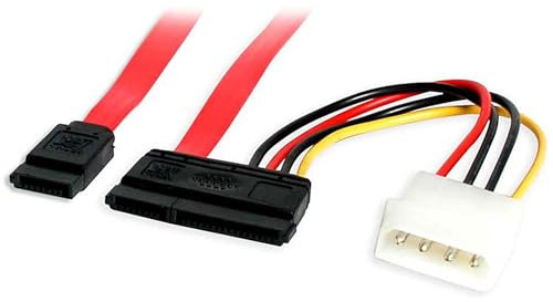 StarTech.com 18in SATA Serial ATA Data and Power Combo Cable | SATA Data and Power Combo Cable
