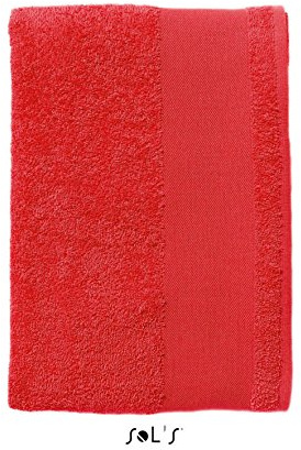 Packung mit 3 Stück. - Island 50 Handtuch, Rot