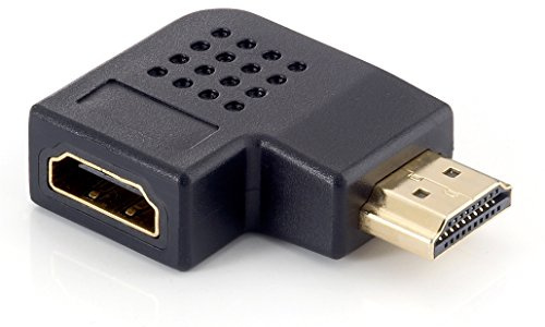 Equip Adapter HDMI > HDMI 90░ flach gewinkelt S/B Schwarz Polybeutel