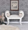 Ottomane Chaiselongue Liege Barock Voluten 96x70x50 cm Shabby Chic cat591b01 Palazzo Exclusiv