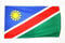 AZ FLAG - Flagge Namibia - 90x60 cm - Republik Namibia Fahne 100% Polyester mit Messing-Ösen - 50g