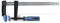 HÖGERT TECHNIK - Schraubzwingen Spannweite 800 x 120mm F-Klemmen Zwinge, Spannkraft 200kg, Clamps - Komfortabler, rutschfester Griff - Präzises Fixieren Weldinger Schraubzwingen Spannwerkzeug