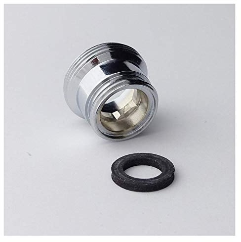 Adapter/Reduzierstück M18x1 AG auf M22x1 AG zum Anschließen von Wasserhahn-Vorsatzgeräten an Design-Armaturen mit M18x1 Gewinde