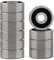 XiKe 623-2RS Kugellager mit Doppeldichtung 3x10x4mm Chromstahl und Vorgeschmiert, 623RS Miniatur-Rillenkugellager, 10er Pack
