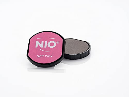 efco NIO Stempelkissen Wunschstempel 4cm individuell Soft-Pink