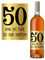 50th Birthday Wine Bottle Label 50 Today for Her Women Him Men in Metallic Gold