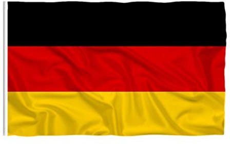 1PC Grande Bandiera Grande Germania Bandiera Banner In Poliestere Stampato Germania Bandiera Nazionale Con Occhielli In Ottone 35.4x59 Pollici