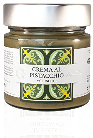 Knusprige Pistaziencreme | Sizilianischer Pistazie | Italienische Gourmet Spezialitäten | 200g