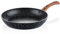 Westinghouse Wood Marble Bratpfanne 30cm, 3-lagige Marmor-Antihaftbeschichtung, aus geschmiedetem Aluminium, Induktionsgeeignet, Silikonbeschichteter Griff in Holzoptik, schwarz, WHP230
