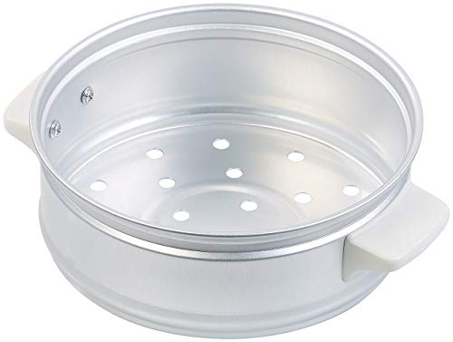 Rosenstein & Söhne Zubehör zu Reiskocher Mini: Dampfgar-Einsatz aus Aluminium für Reiskocher RK-500 (mit Warmhaltefunktion, Reisgarer, Dampfgaren)