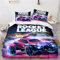 NICHIYOBI Rocket League Bettbezug Bettwäsche Set - Bettbezug und Kissenbezug,Mikrofaser,3D Digital Print dreiteiliger Bettwäsche (9,Single 135x200cm)