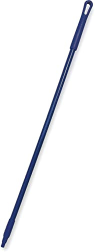 SPARTA 48 Fiberglass Replacement Handle with 3/4 Acme Thread Tip, Polyester Veil Reinforced, Hanging Cap, Commercial Cleaning, Blue