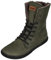 KOEL Damen Barefoot Booties mit Lammwolle FARO - Khaki, Größe:41 EU