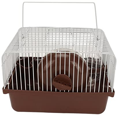 Hamsterkäfig, großes Raumhaus mit Flaschenschüsselrad für Meerschweinchen und Kaninchen