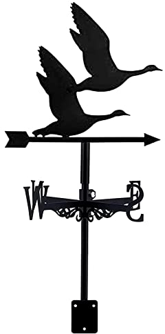 JESSAH Wetterfahne Garten Wetterfahne Wetterfahne Elch im Wald Windfahne Wetterhahn Dekorative Garten Hof Windrichtungsanzeige für Outdoor Tier Halterung Dekor Handwerk