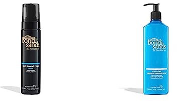 Bondi Sands Self Tanning Foam Dark, Selbstbräunungsschaum – dunkel & Everyday Gradual Tanning Milk - Sinnlicher Kakaobutterduft - Schöne, Natürlich Wirkende Bräune