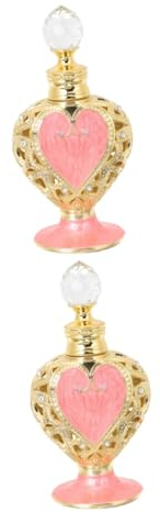DECHOUS 2 Piezas Botellas De Perfume Decorativas Vacías Decantador De Perfume Vacio Bolso De Perfume Botellas De Spray De Aceites Esenciales Botellas De Perfume Vacias Bien Etiqueta Vidrio