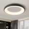 Style home 2Pcs 36W Deckenleuchte LED Deckenlampe aus Metall,Ø40x4cm Warmweiß 3000K, Ultraslim Runde Leuchte für Wohnzimmer Schlafzimmer Arbeitszimmer Büro Küche Flur (Weiß)