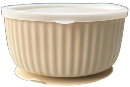 Gamelles pour chat avec ventouse de 400 ml avec couvercle en silicone – Gamelle surélevée en silicone avec fond antidérapant pour nourriture sèche, nourriture humide et eau – Gamelle d'eau en silicone