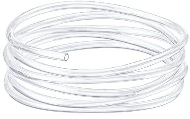 Pawfly Aquarium Airline Tubing 2 m Standard 4-6 mm Air Line Tubing for Fish Tank Air Pump Flexible Kink-Resistant Pure PVC Hose Air Tube for Aquarium Garden Terrarium Pond