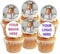 PRE-CUT Personalised Cake Toppers - Your Own Photo/Logo/Message Edible Premium Wafer - Custom Cupcake Topper for Birthdays - Ready to Use Personalized (24 x 1.5 Inch Discs)