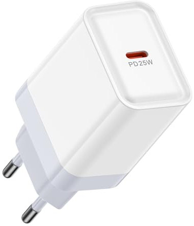 25W USB C Ladegerät Netzteil für Samsung Galaxy S24 Plus S23 FE S22 S21 S20 A55 5G A54 A53 A35 A34 A15 A14, iPhone 15 14 13 12, Huawei, Typ C Samsung Ladeadapter Ladestecker Schnellladegerät Adapter