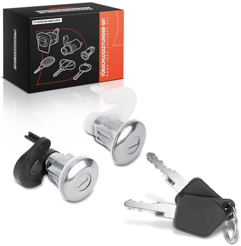 Frankberg 2x Cylindre de serrure de porte avant gauchedroite 9170G2 | Compatible avec: 306 Fourgon/Hatchback , , ,306 Break 7E N3 N5 , , ,306