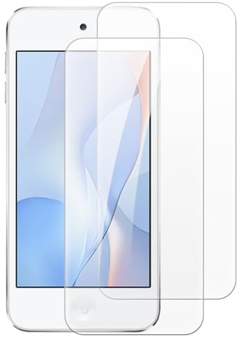 Shantime [2 Stück Displayschutz Gehärtetes Glas Kompatibel mit iPod Touch 7 (4 Zoll), HD Klar Kratzfest Blasenfrei