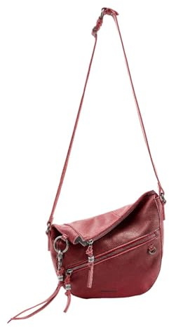 FREDsBRUDER Leder Schultertasche Umhängetasche My Forever Friend Midi Shoulderbag Real Red rot