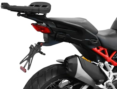 SEPTAR | PORTATARGA SPORTIVO REGOLABILE compatibile con DUCATI MULTISTRADA V4 2021-2025 (versione con radar) per frecce originali performance