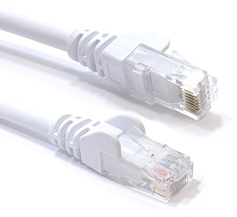 kenable CAT6 Ethernet Cable UTP RJ45 Network Patch Lead LSZH CCA 24AWG Gigabit LAN Data Cable White 10m