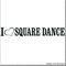 cartattoo4you® AL-00336 | I Love (als Herz) Square Dance | Autoaufkleber Aufkleber Farbe schwarz, in 23 weiteren Farben erhältlich, glänzend, 20 x 3 cm