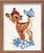 Riolis Kreuzstich-Set Bambi, Zählmuster