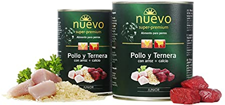 NUEVO Hund JUNIOR Dose: Huhn und Rindfleisch, 400 g, Hund
