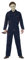 Halloween H20 Michael Myers Costume, Blue, with Jumpsuit, Latex Mask & Knife