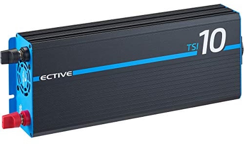 ECTIVE Reiner Sinus Wechselrichter TSI 10-1000W, USB, 24V auf 230V, Überlastschutz, Überhitzungsschutz, NSV, USV Funktion - DC/AC Spannungswandler, Umwandler, Stromwandler für Haushaltsgeräten